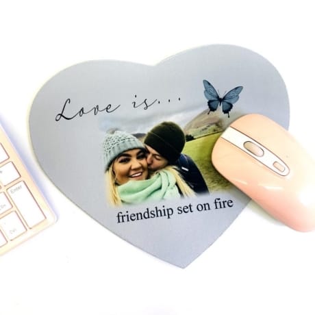 Personalized Heart Shaped Friendship Keepsake Box