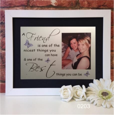 Personalised photo gift  A friend is...