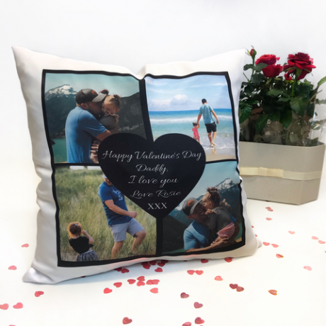 Personalised Valentine's Day Cushion - Daddy