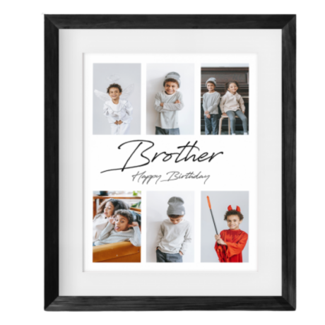 6 Photo Personalised Collage - Brother