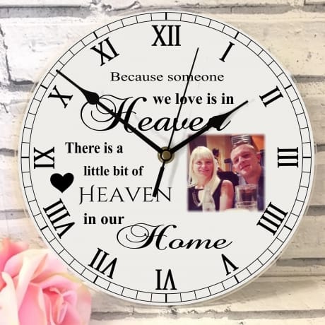 Personalised clock - Heaven in our home