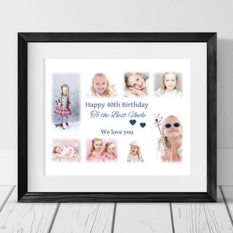 Birthday Collage Personalised Frame