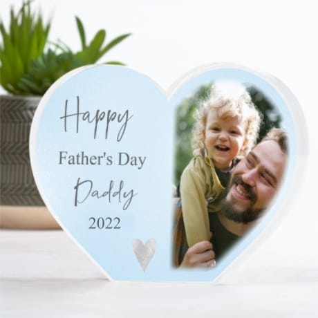 Heart Photo Block - Father's day for Daddy 2022