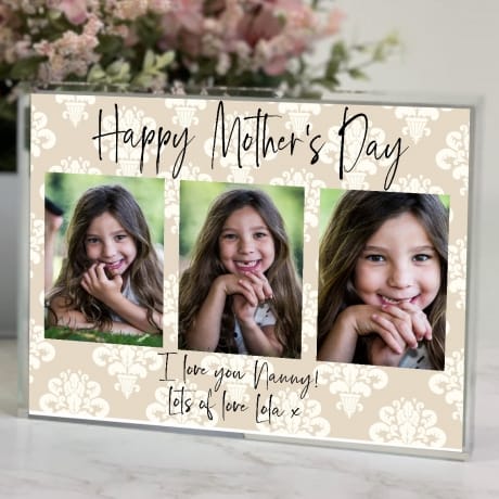 Mother's Day Nanny Photo Block Collage