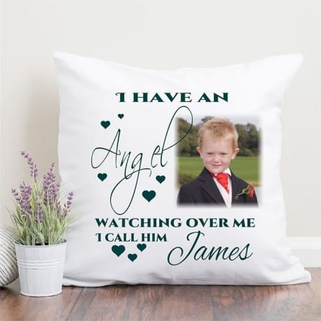 Personalised cushion - I have an angel...