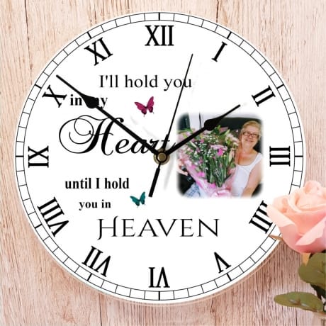 Personalised clock - Remembrance