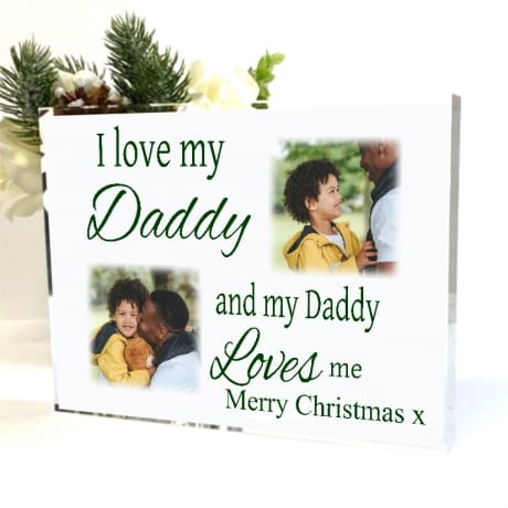 Love : Christmas Block Dad