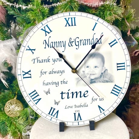 BOGOF Personalised clock - Thank you for... 