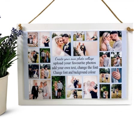 Create Your Own Personalised Deluxe Wall Sign Keepsake