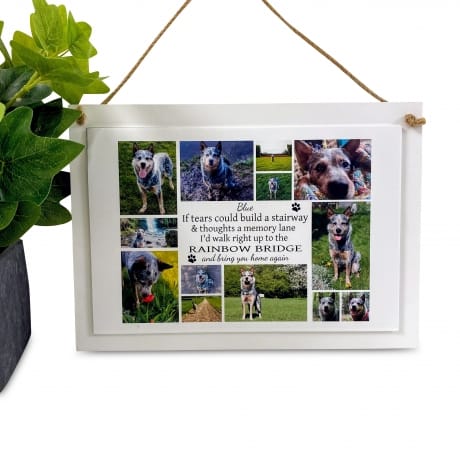 Personalised Deluxe Wall Sign Remembrance Keepsake