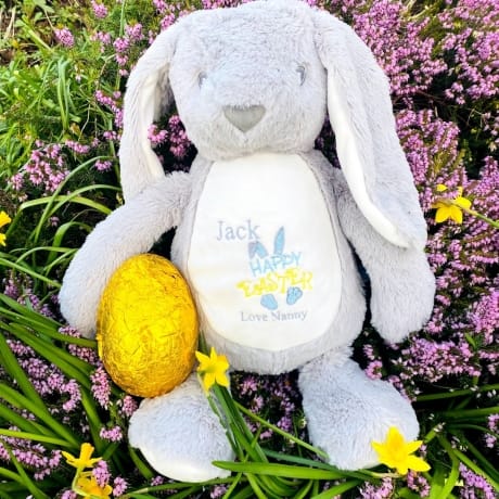 Personalised Boy Easter Bunny 