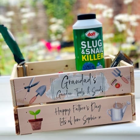 Personalised Garden Tools & Seeds Crate
