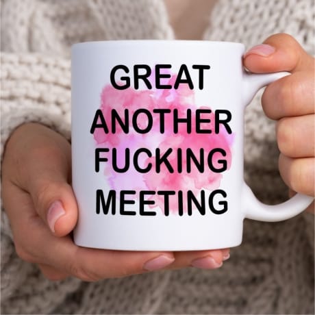 Mug Pink.. Another meeting