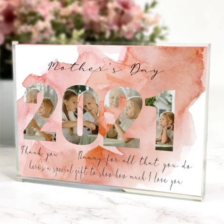 2021 Mother's Day for Nanny Photo block Collage 