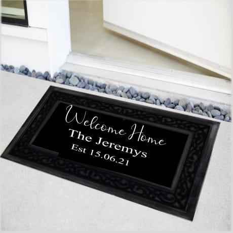Personalise your own luxury doormat