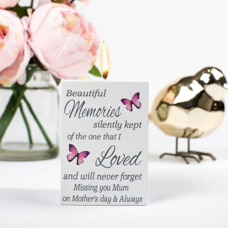 Tea Light Holder- Missing You On Mother's day
