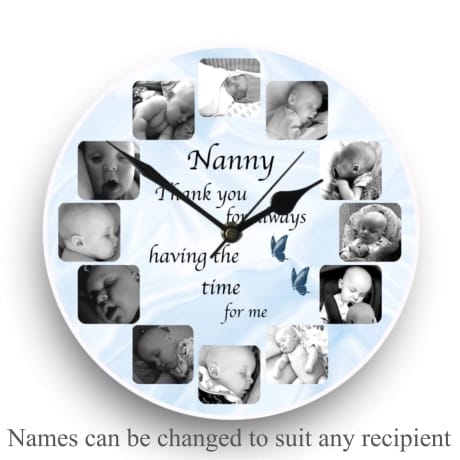 Personalised clock - Having the time for us