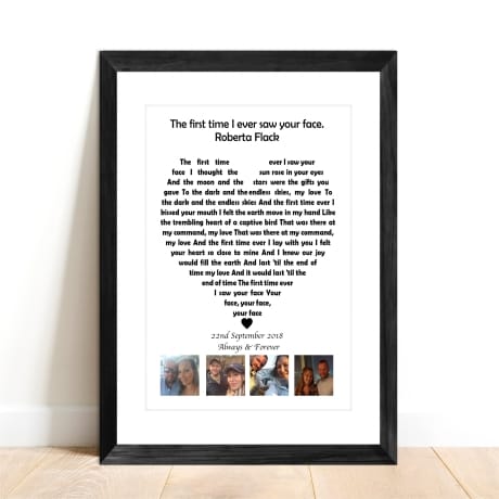 Personalised Keepsake - The first time ever I saw your face