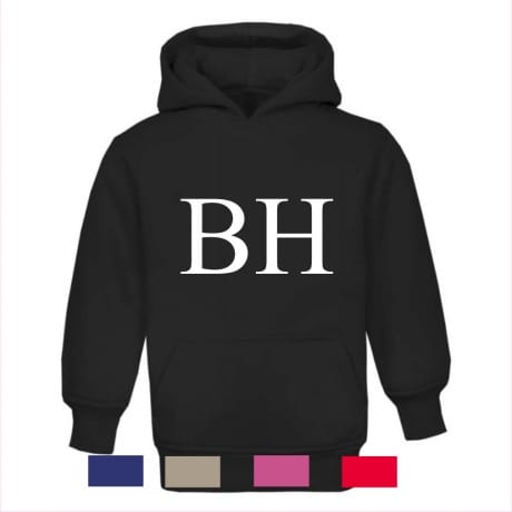 Personalised “large initials” hoodie