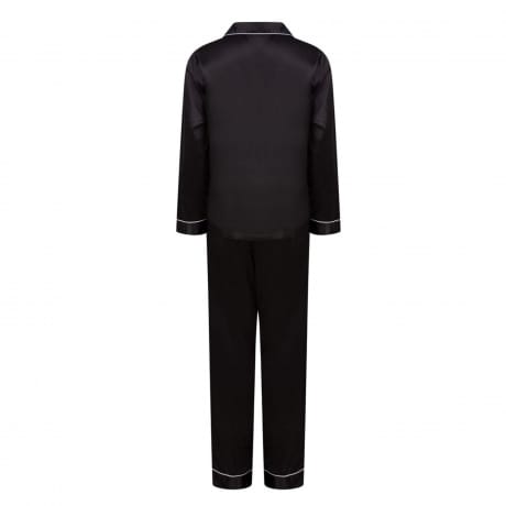 Personalised Black Luxury Pyjamas