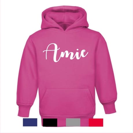Personalised embroidery name hoodie