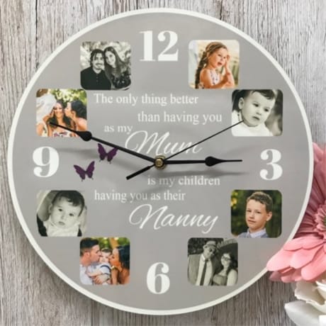 BOGOF Personalised clock - The only thing better