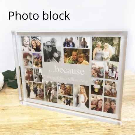 Personalised Photo Block - The love between