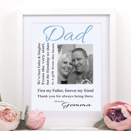 Personalised Photo gift - Father and Daughter