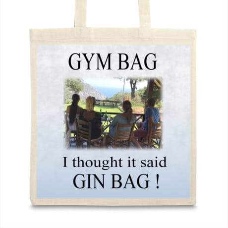 Tote bag Gym not gin!