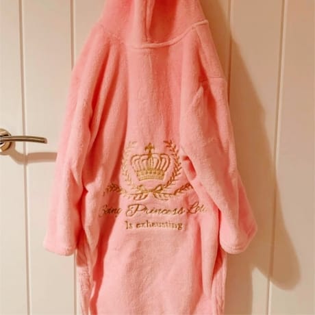 Personalised Embroidered Princess Dressing Gown 
