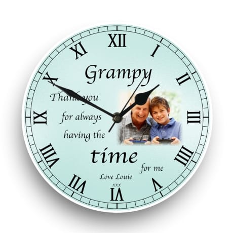 Personalised clock - Thank you for...