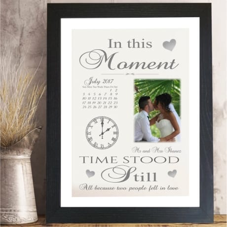 Clock Photo Frame In These Moments Time Stood Still Triple Frame