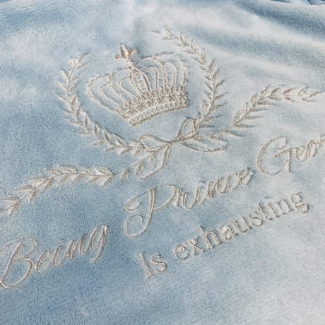 Personalised Embroidered Prince Dressing Gown