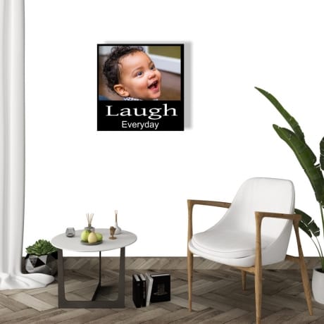Personalised photo panel : Laugh everyday