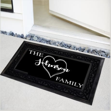 Personalised Luxury Love Doormat