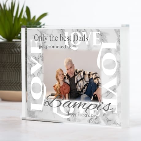 Personalised Father's Day Block - Only the best get promoted
