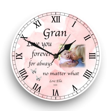 Personalised clock - Love you forever...