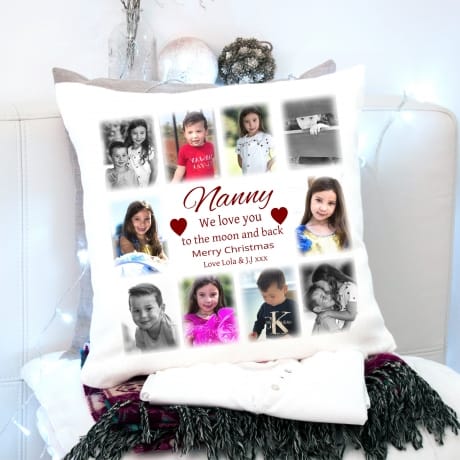 Christmas Cushion Nan - Love You To The Moon