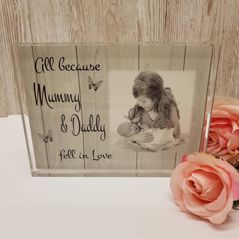 Personalised Photo Gift - All because 