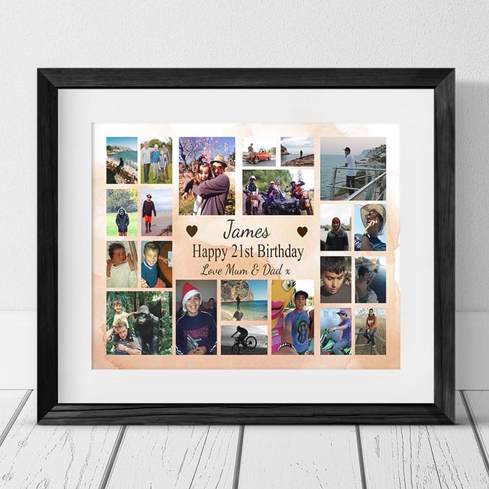 Daughter Personalised Birthday Gifts for Her 21st 18th Dad Mum A4 Prints and Frames Brother 50th 16th A5 30th Sister 13th 60th Birthday Gifts for Son 40th Girls Grandparents Boys