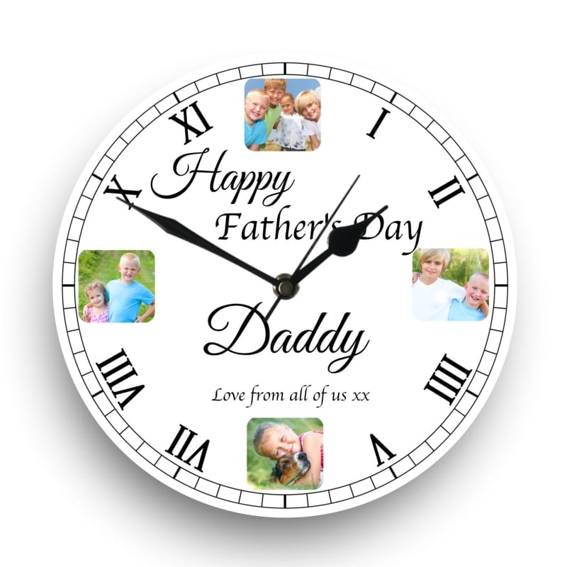 Personalised clock - Happy Father's day