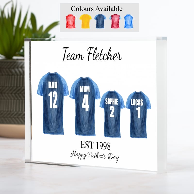 Football Shirt - 4 Team Family