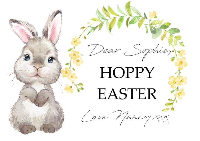 Personalised Easter Post Card 1