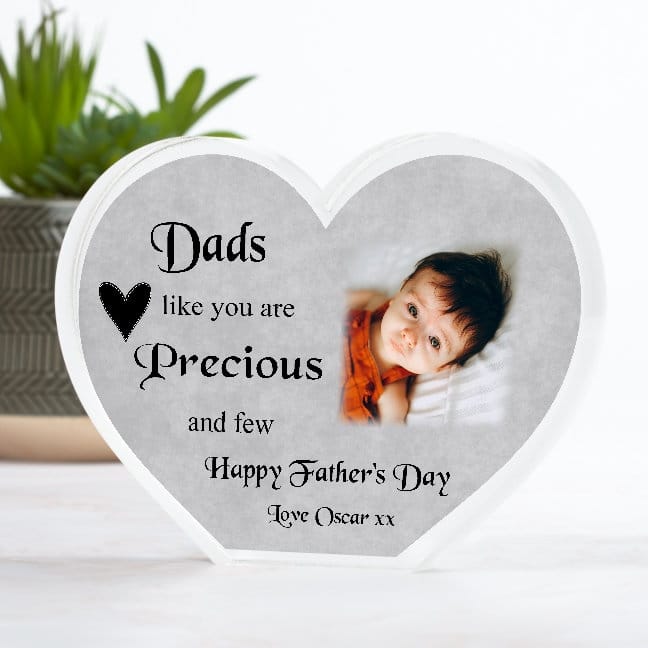 Father's day Heart Block - Precious and few