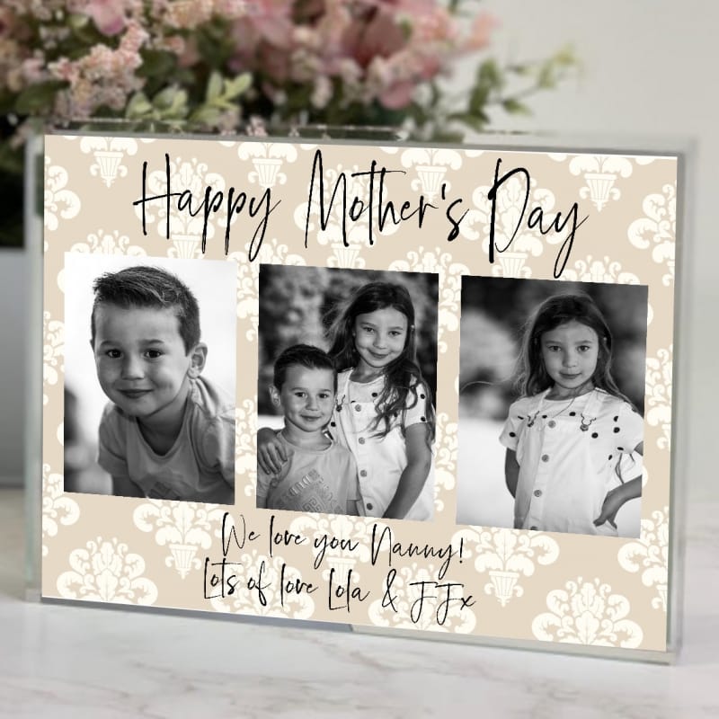Mother's Day Nanny Photo Block Collage