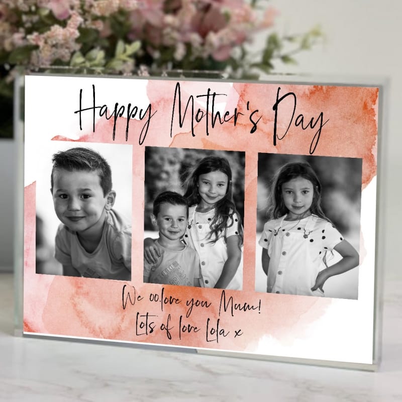 Mother's Day Mum Photo Block Collage  