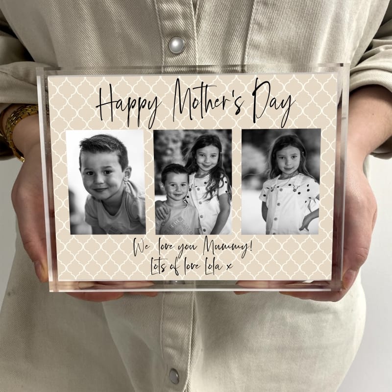 Mother's Day Mummy Photo Block Collage 