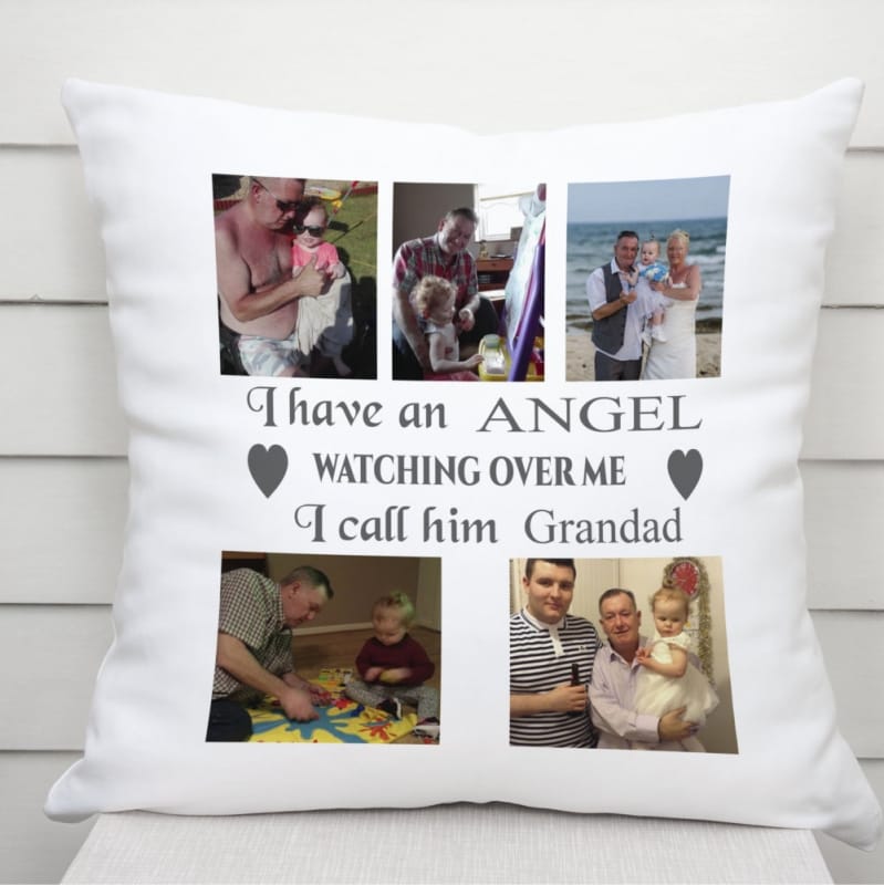Personalised remembrance cushion -I have an Angel...