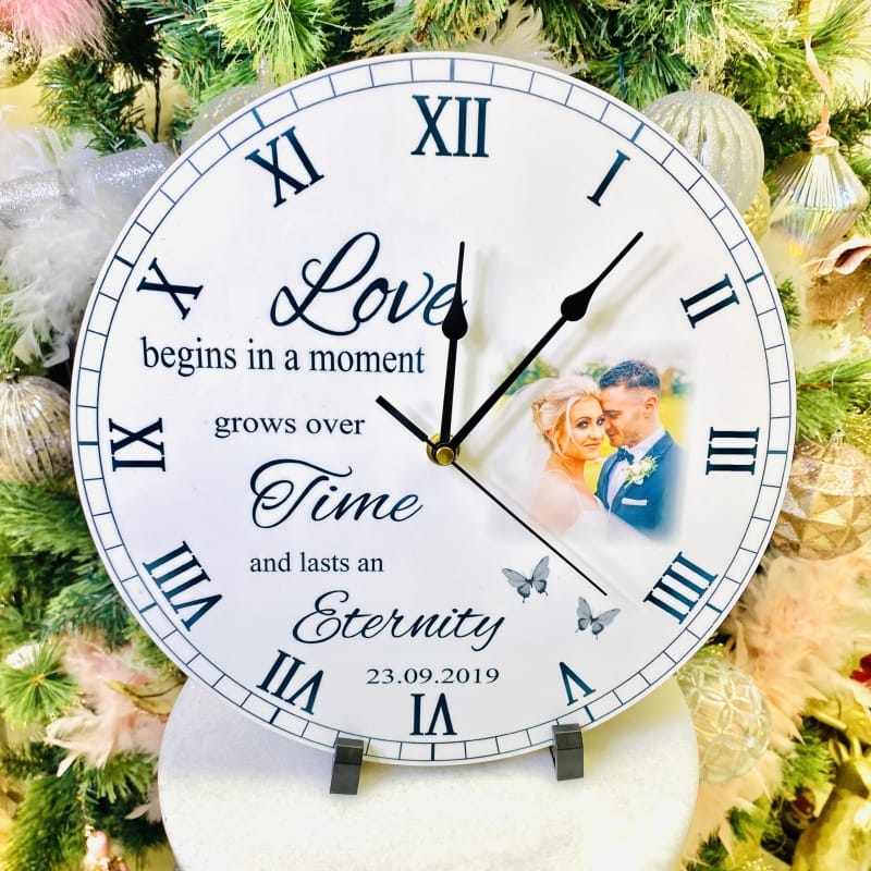 BOGOF Personalised clock - Love 