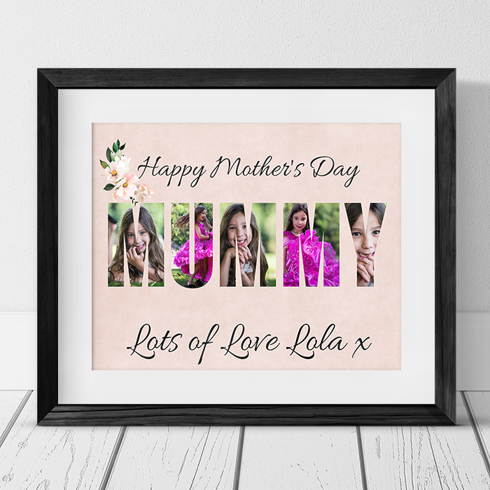 Mummy photo collage - Mother's Day gift